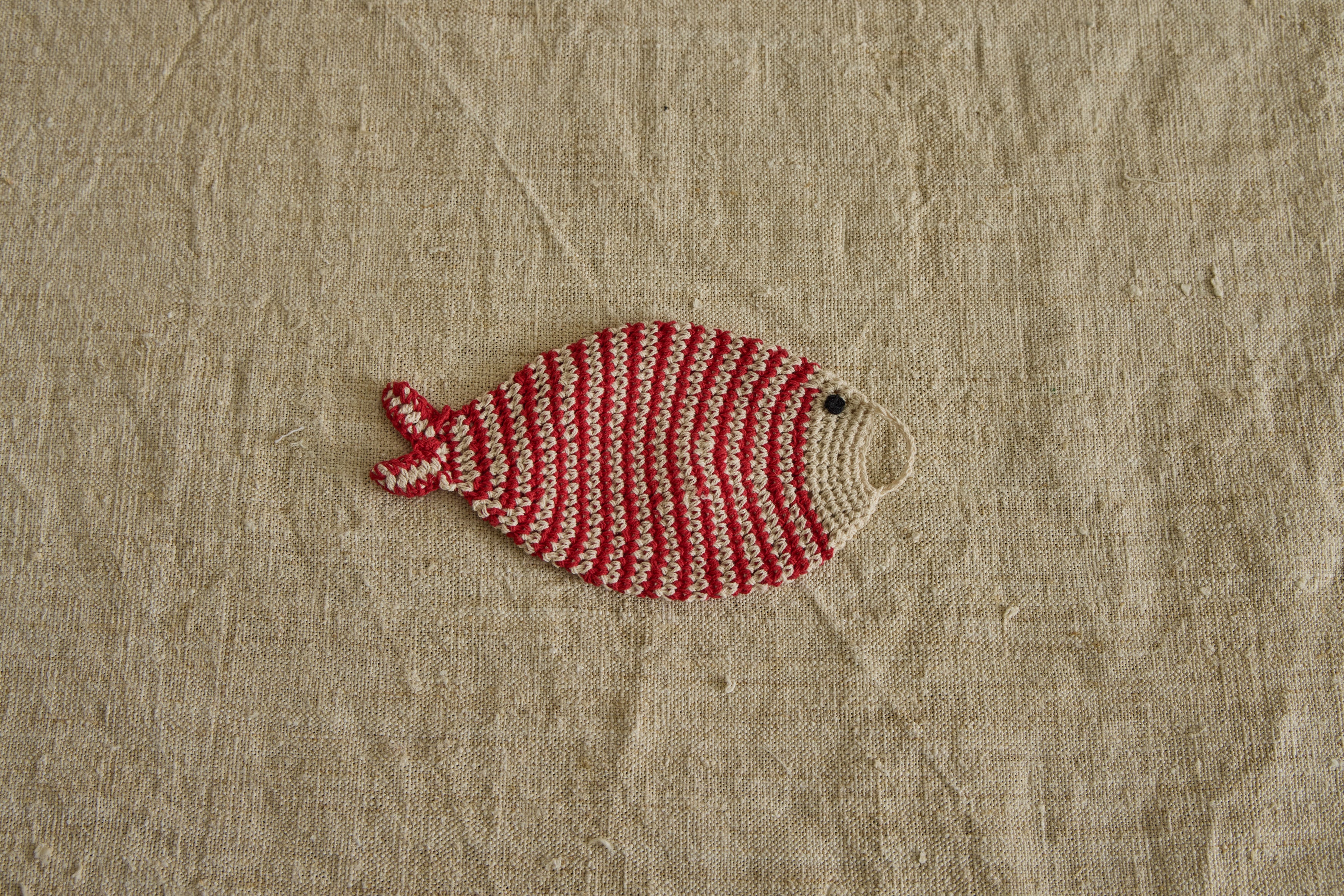 Tawashi Little Fish Dishcloths, Set of 2