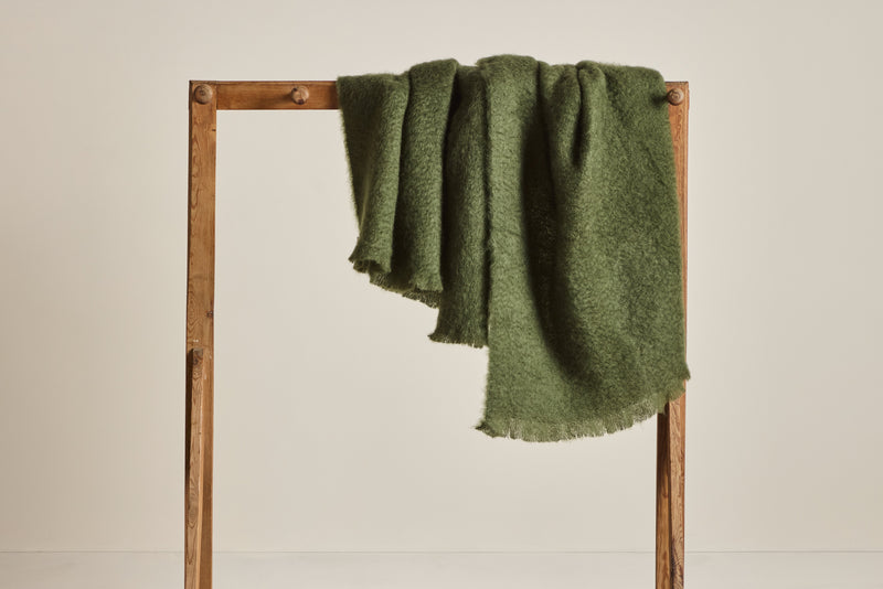 Nickey Kehoe Mohair Throw (Multiple Colors)