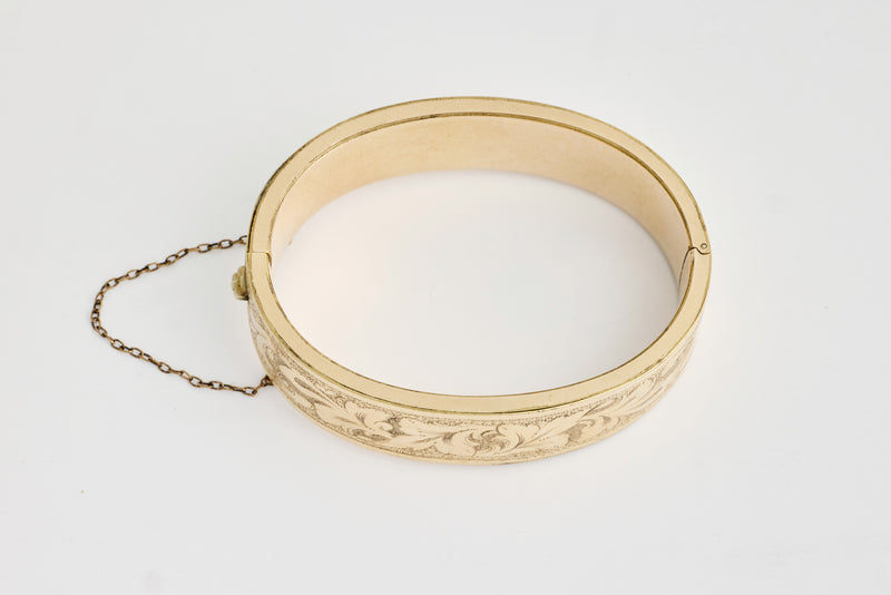 Suzanne Donegan, Etched Floral Bracelet