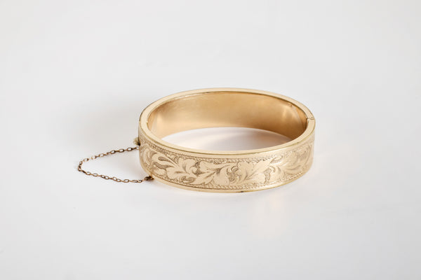 Suzanne Donegan, Etched Floral Bracelet