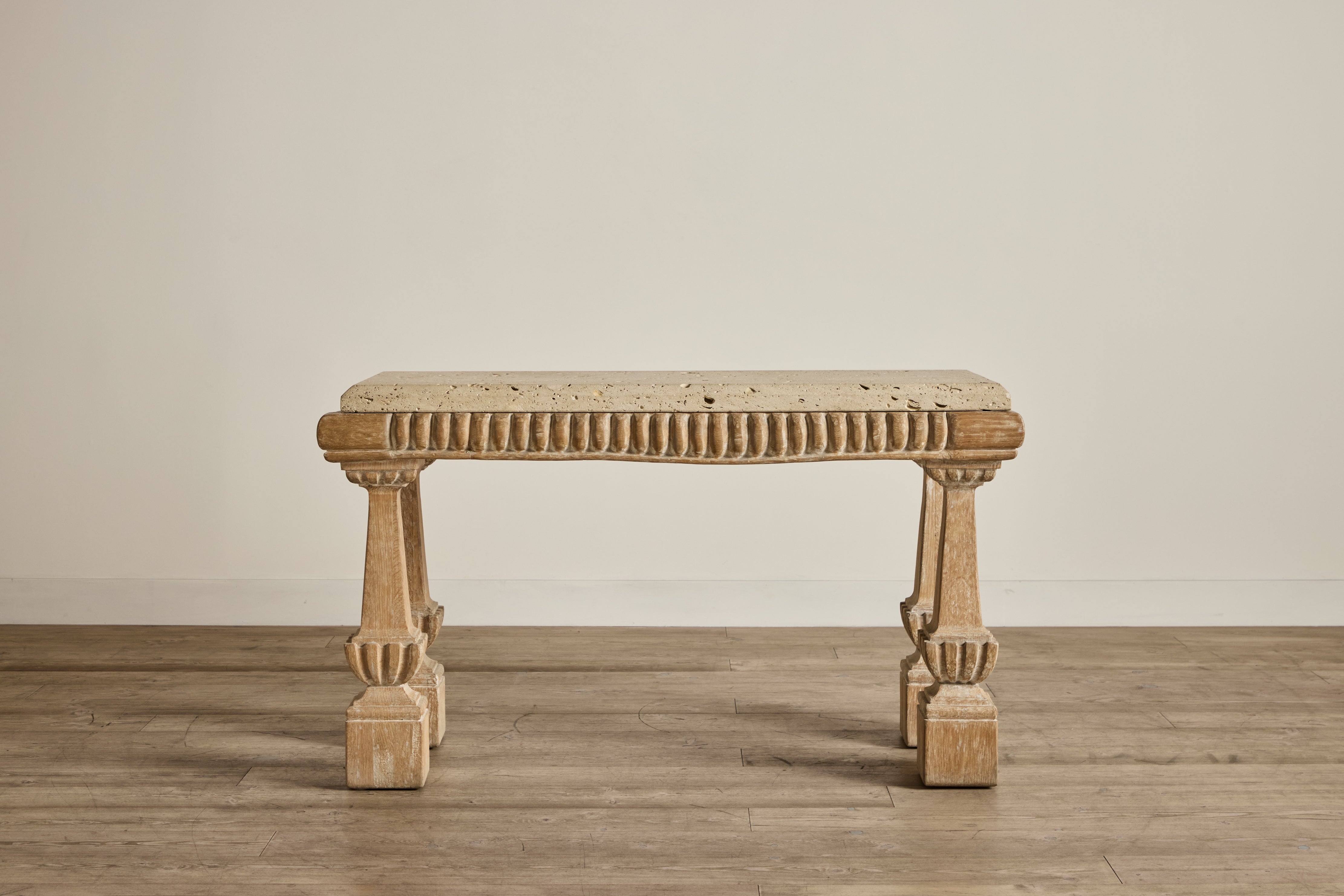 Stone Top Console Table (LA)