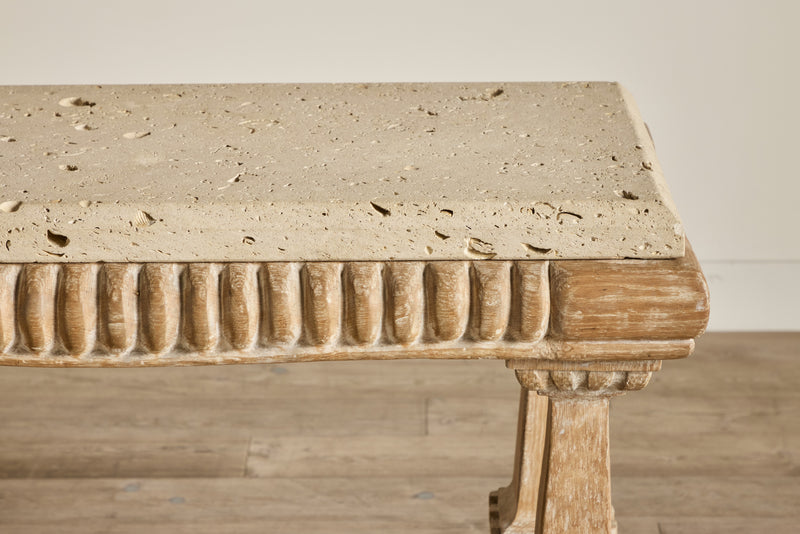 Stone Top Console Table (LA)