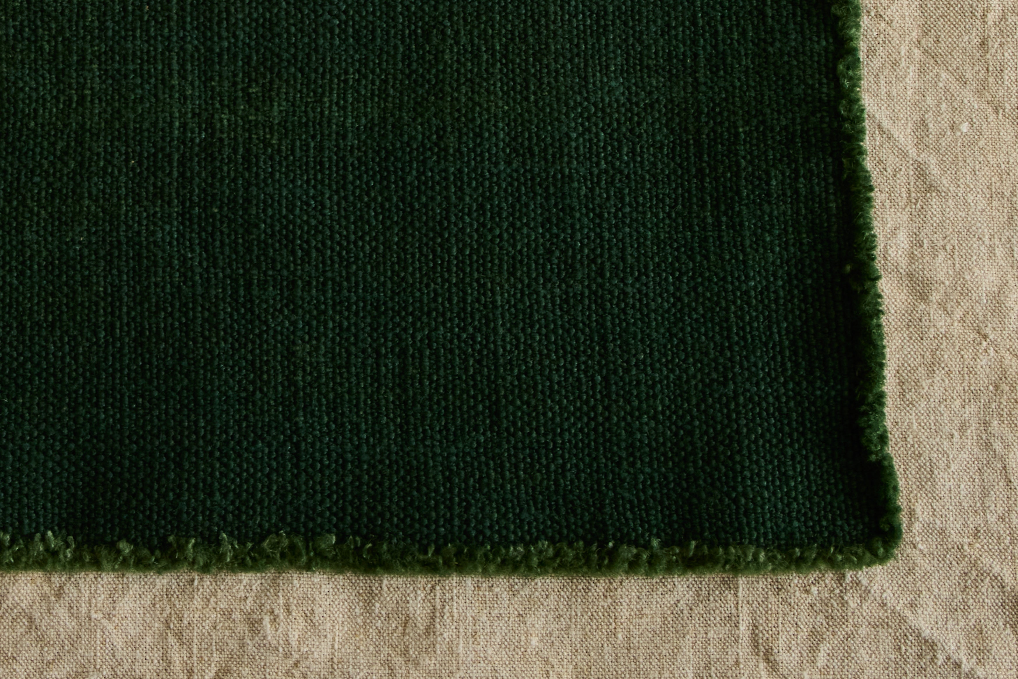 Linen Placemat, Hunter Green