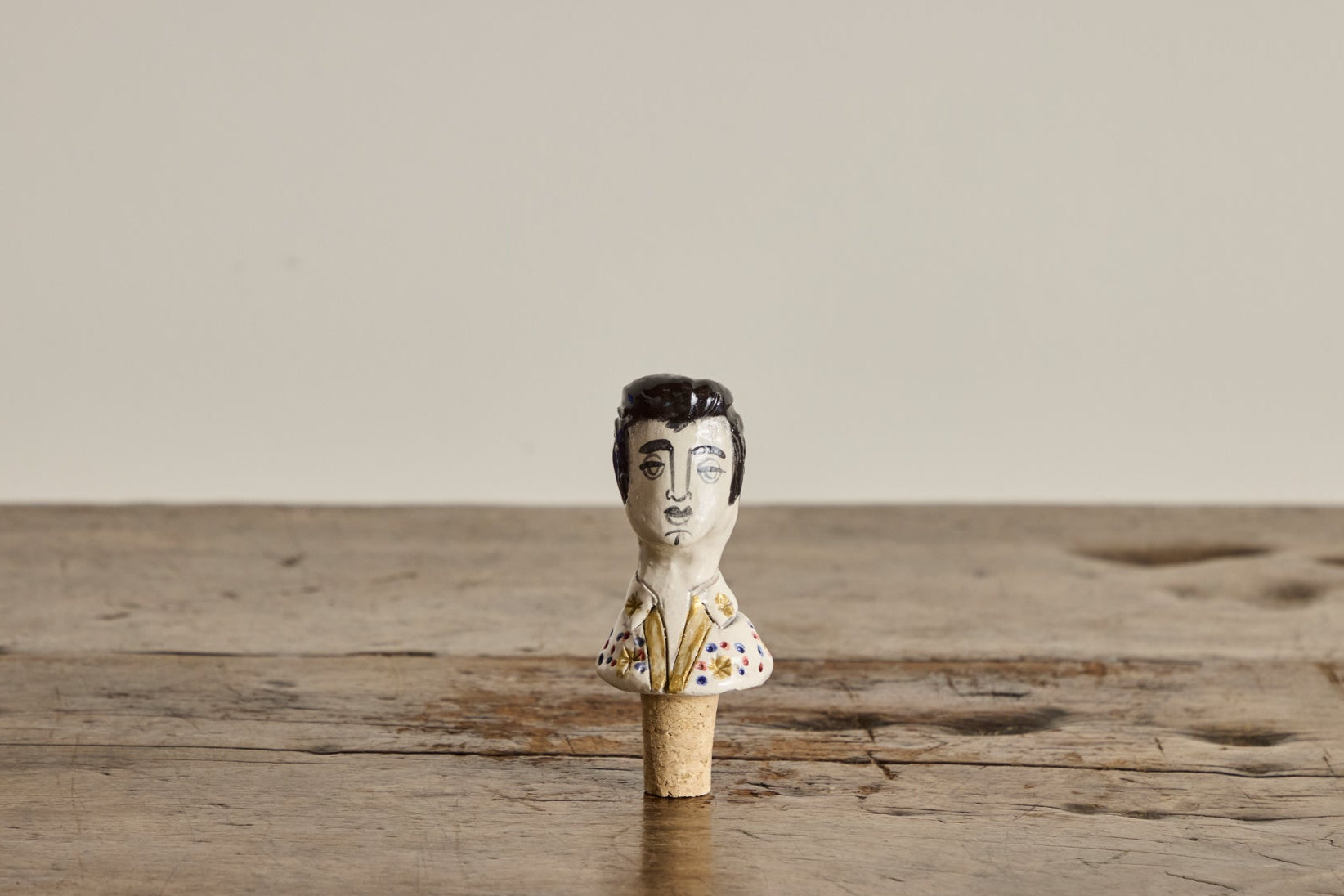 Elvis Ceramic Wine Stopper