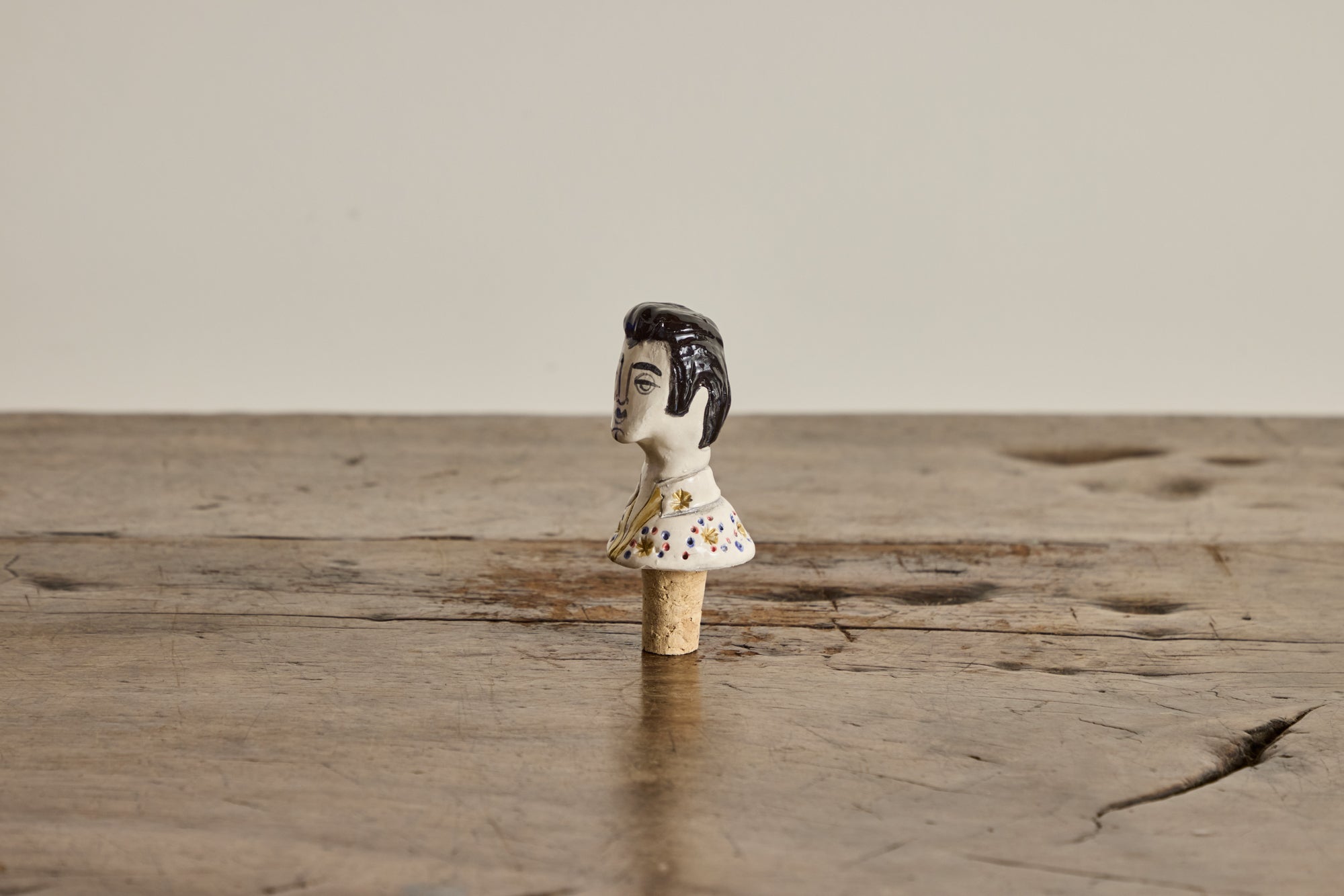 Elvis Ceramic Wine Stopper