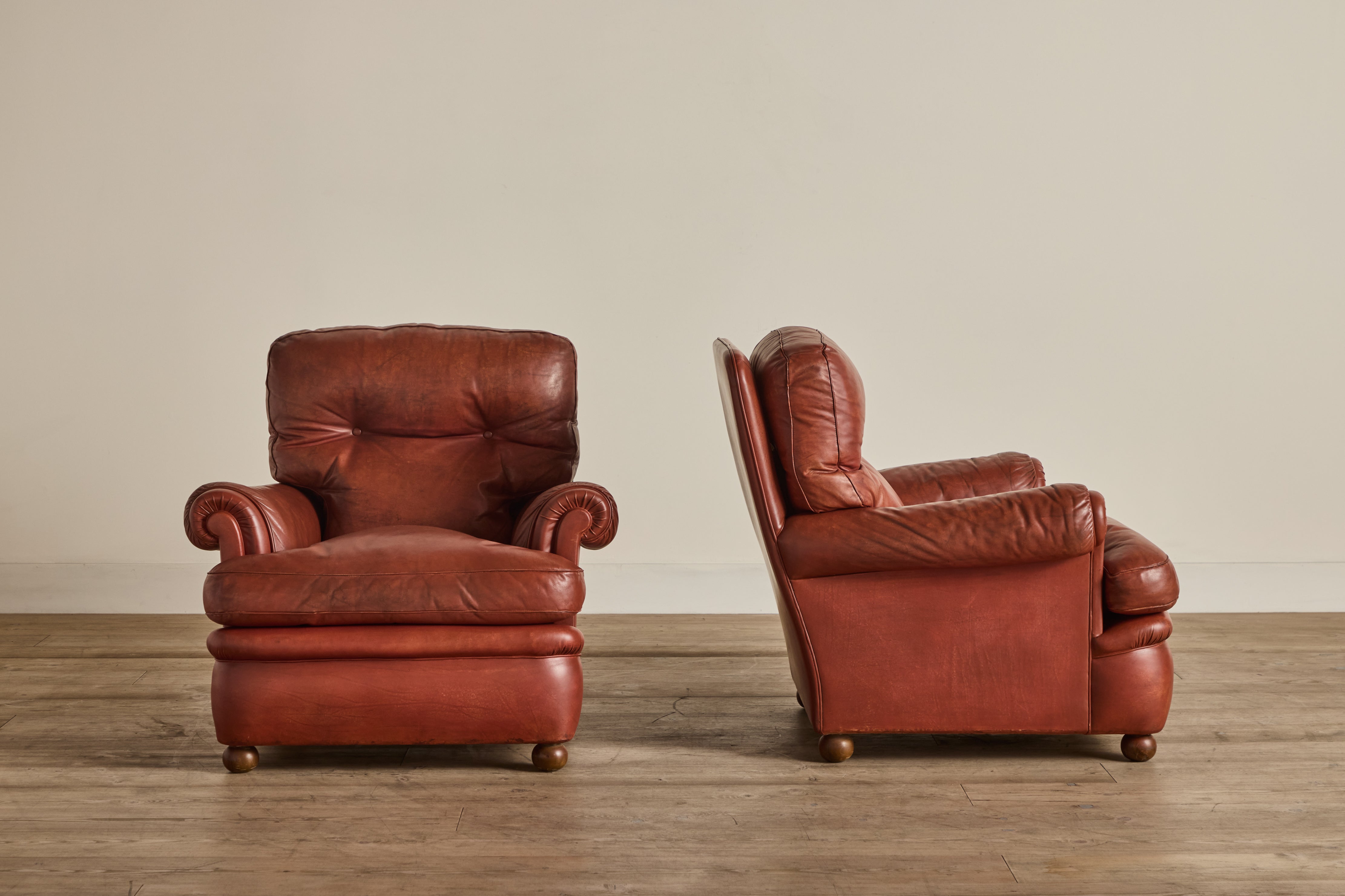 Poltrona Frau Leather Armchairs