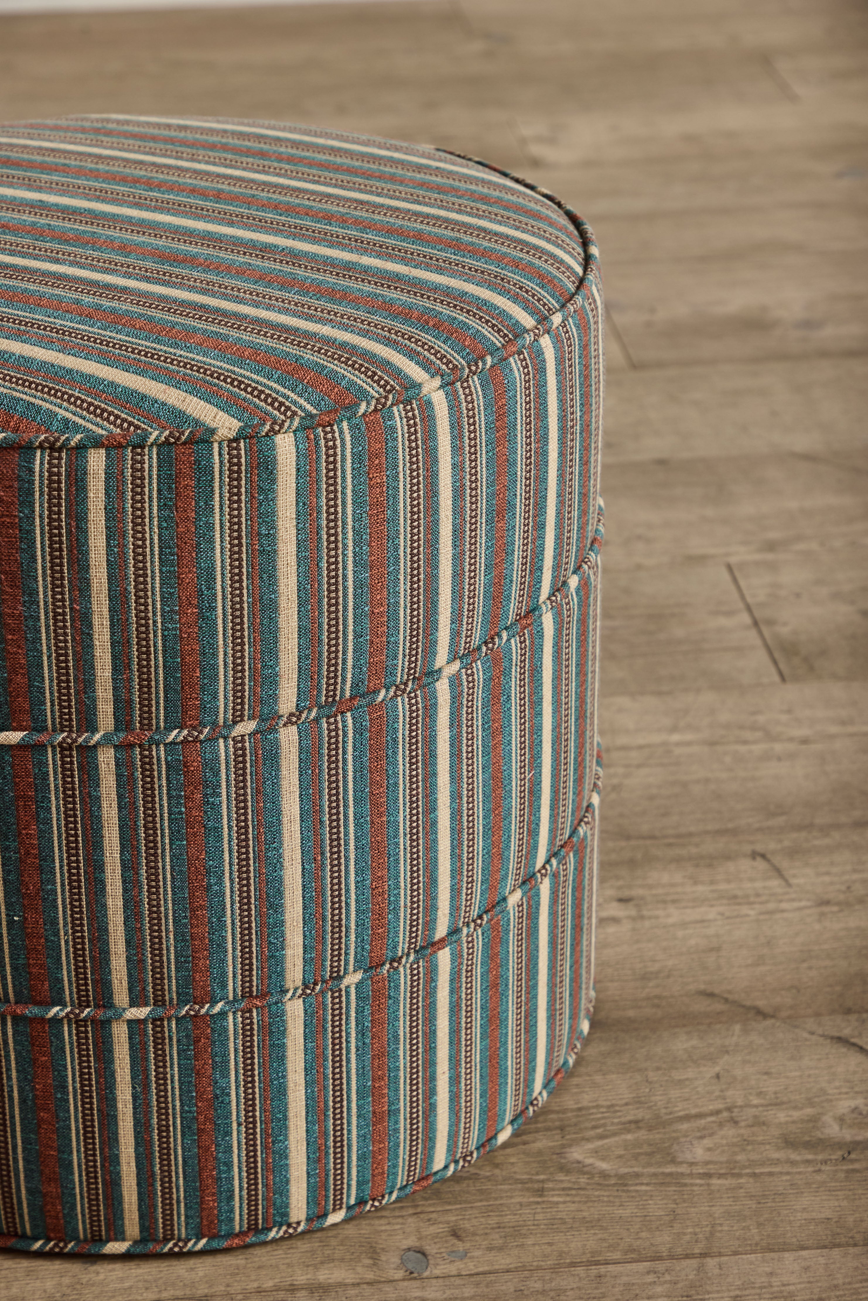 Nickey Kehoe 17" Round Hassock - In Stock (LA)