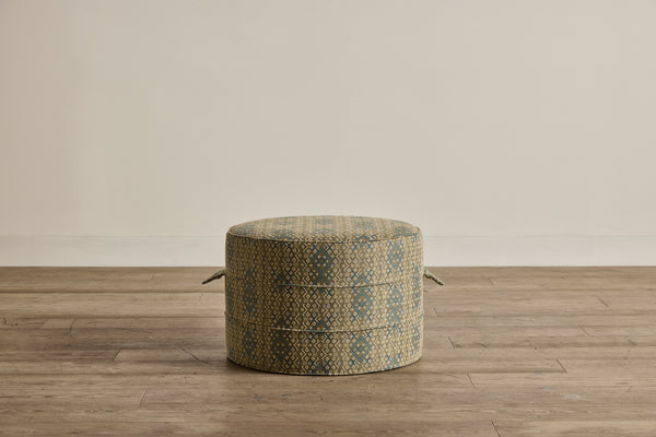 Nickey Kehoe 24" Round Hassock - In Stock (NYC)