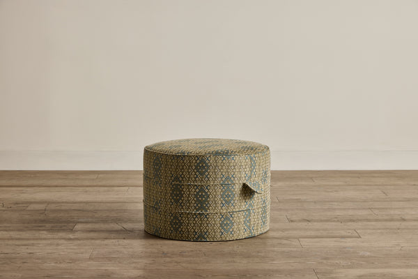 Nickey Kehoe 24" Round Hassock - In Stock (NYC)