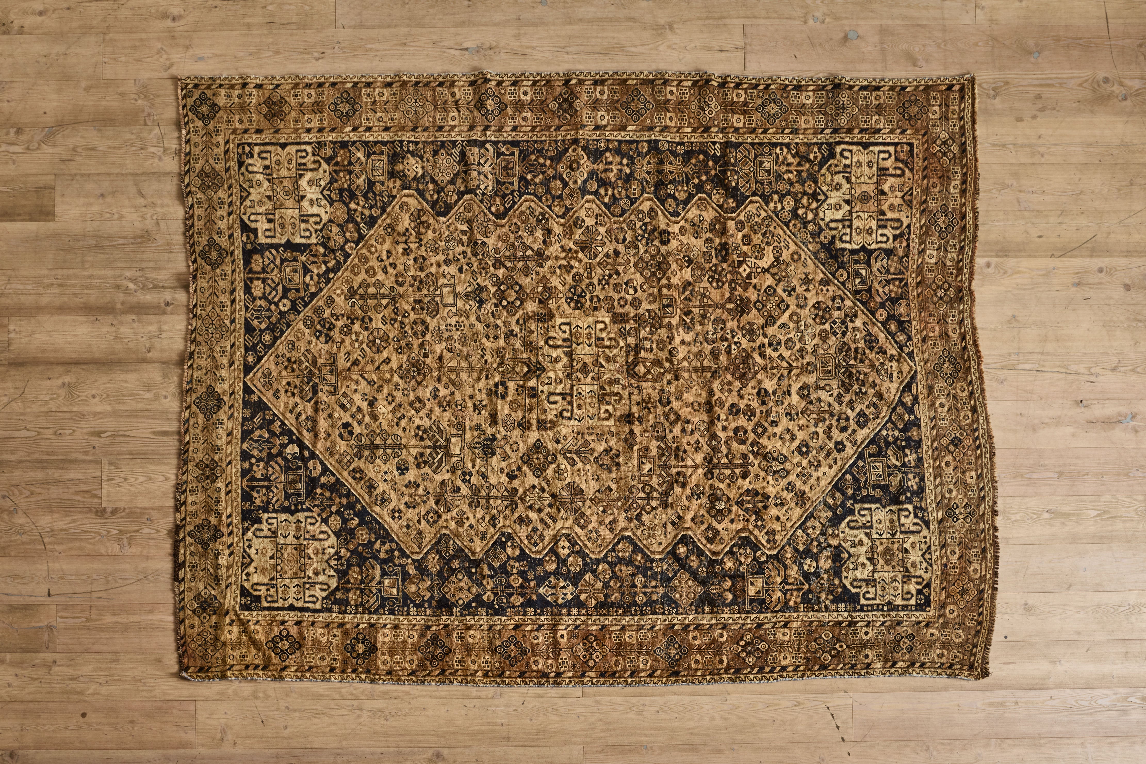 Beige Shiraz Rug 7'2 x 10'2