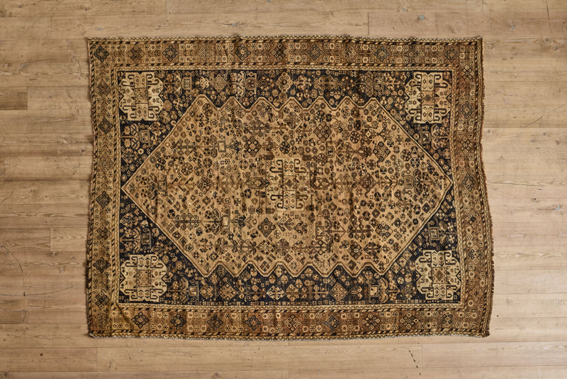 Beige Shiraz Rug 7'2 x 10'2