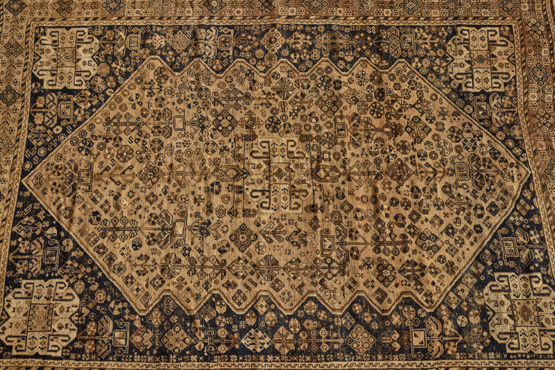 Beige Shiraz Rug 7'2 x 10'2