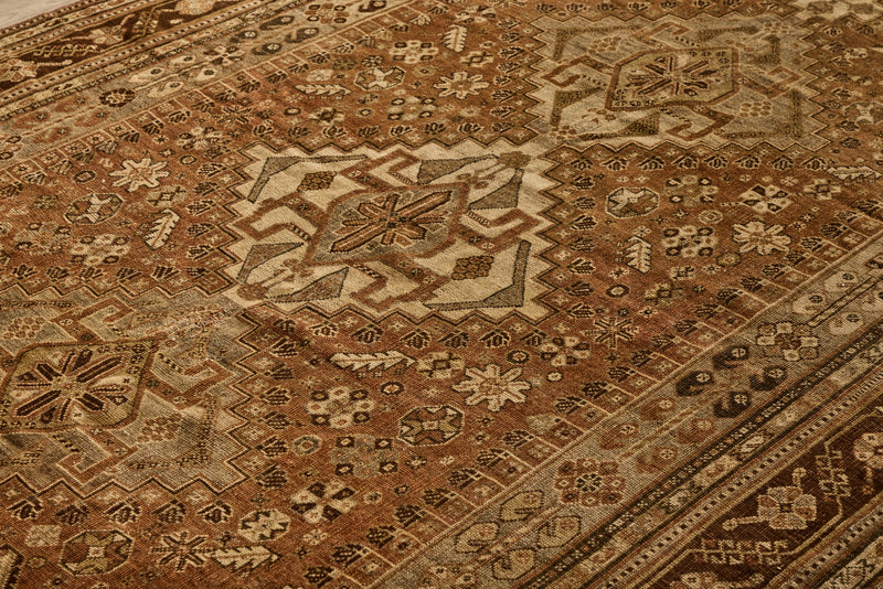 Brown Shiraz Rug 5'5 x 8'3