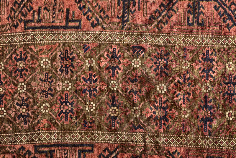 Tribal Baluch Rug 2'10 x 4'8