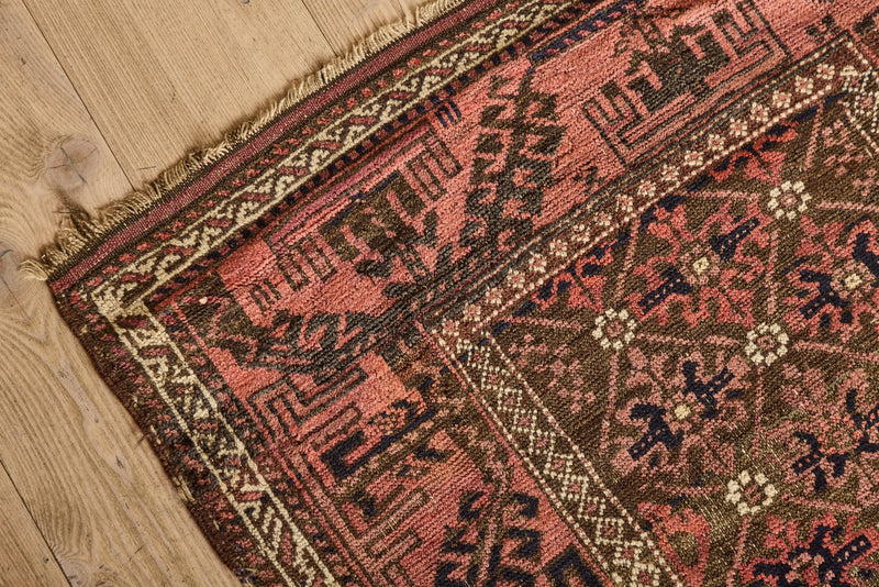 Tribal Baluch Rug 2'10 x 4'8