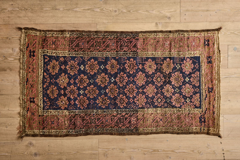 Floral Baluch Throw Rug 2'9 x 5'4