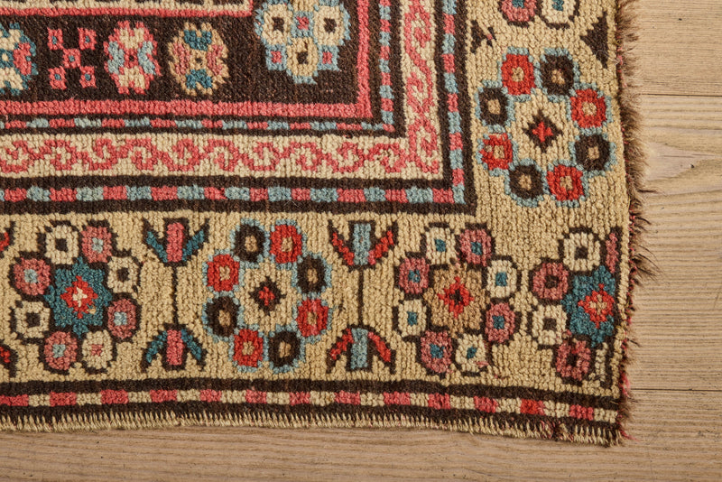 Kazak Throw Rug 3'5 x 4'3