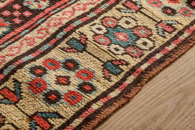 Kazak Throw Rug 3'5 x 4'3