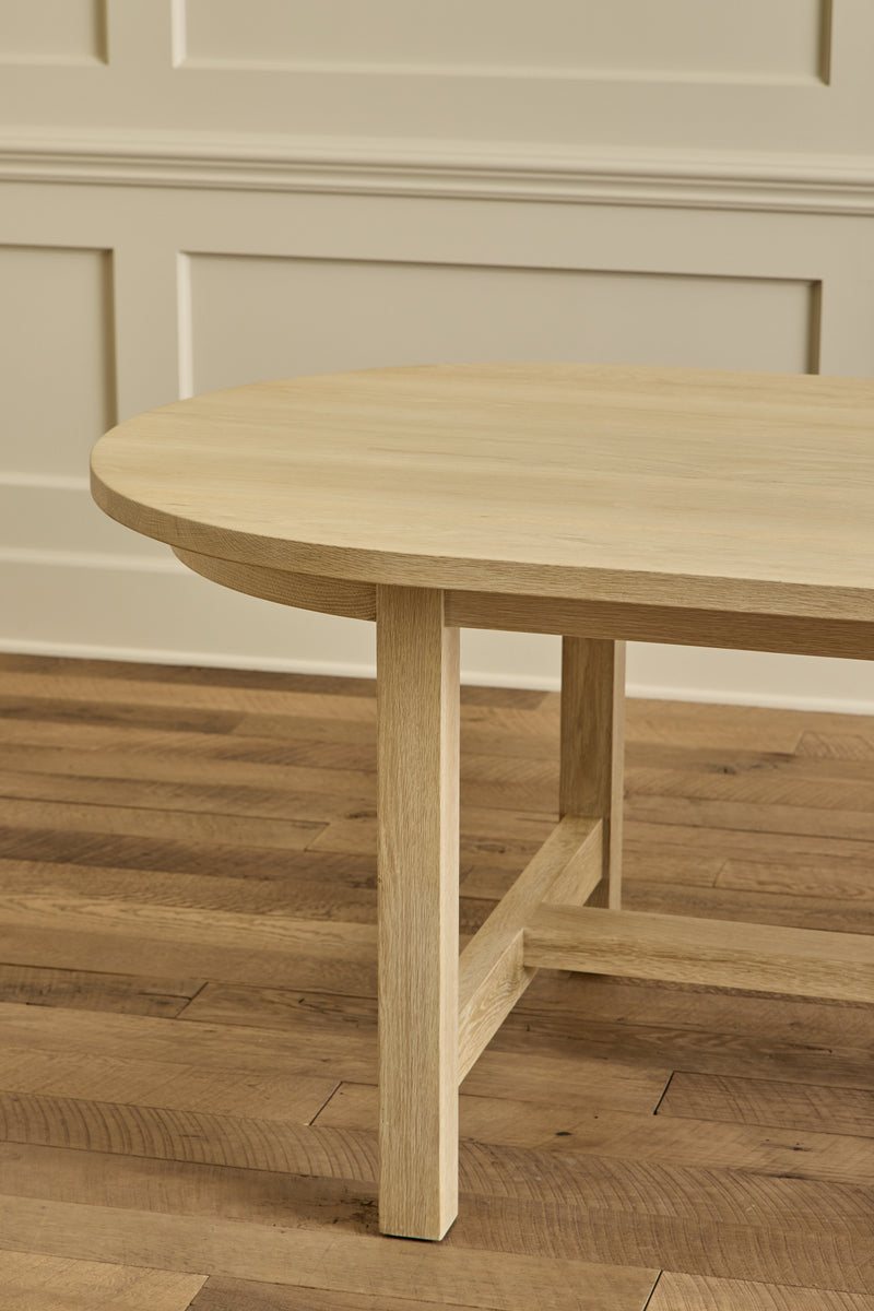 Oval Harvest Dining Table, 96"