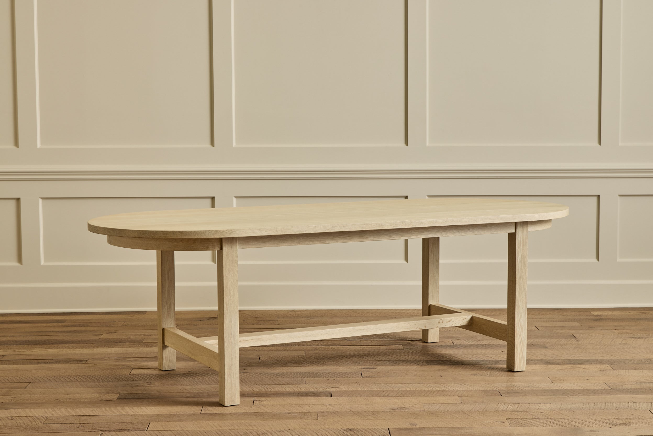 Oval Harvest Dining Table, 96"