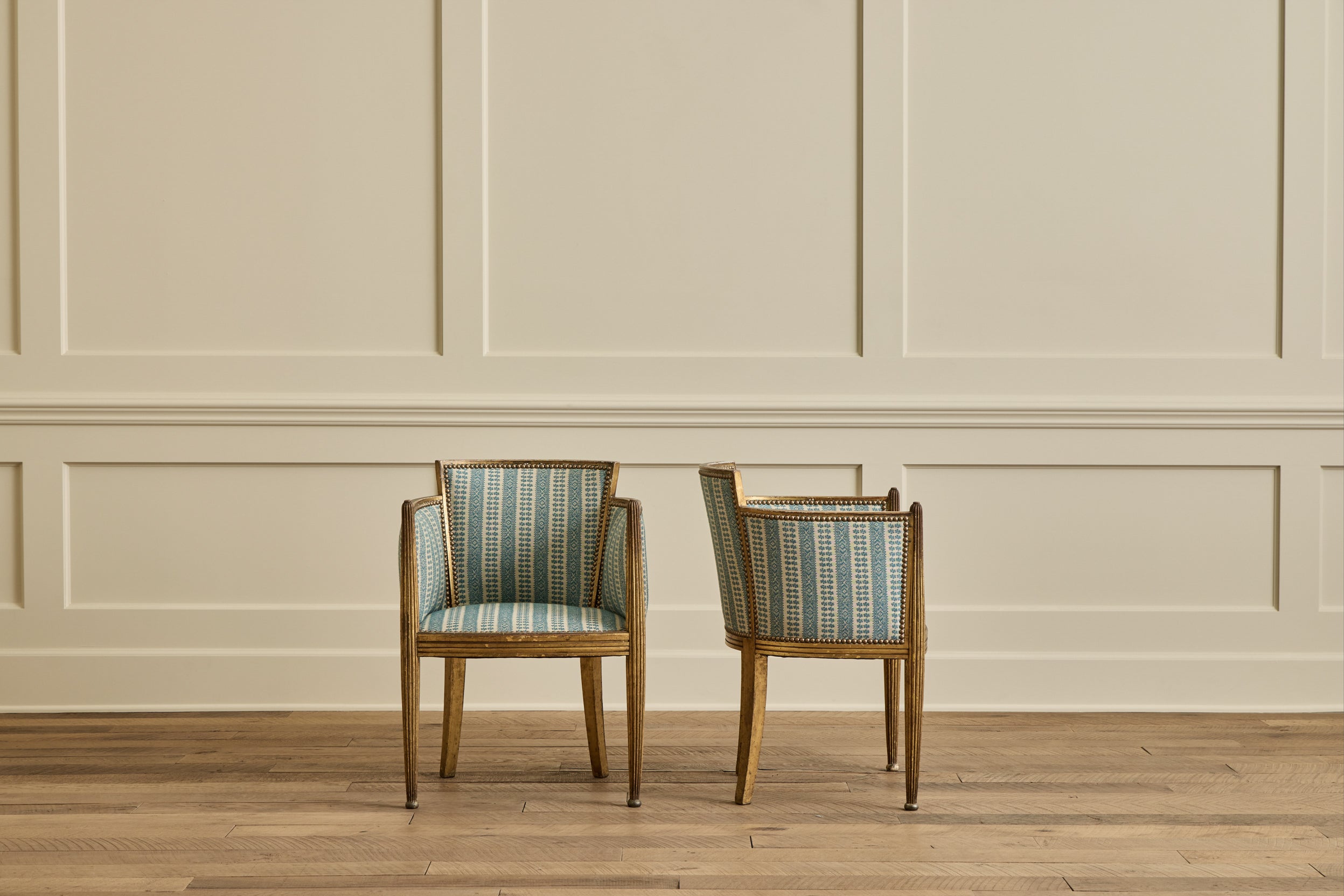 Pair of Susan Deliss Bucket Chairs