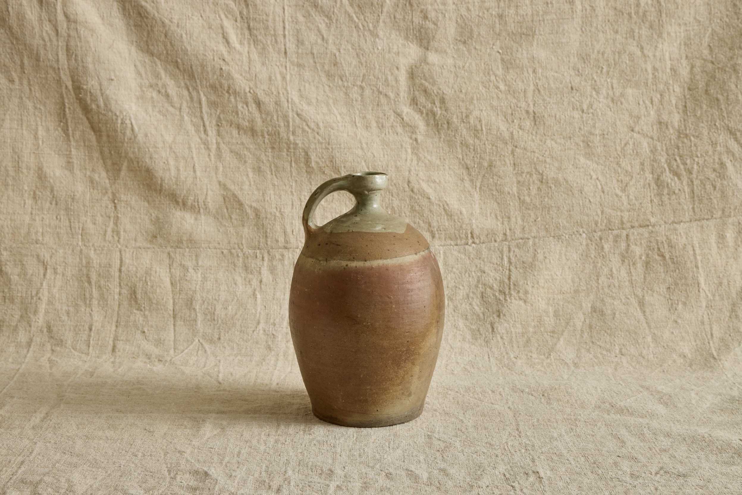 French Stoneware Oil Jug No. 1