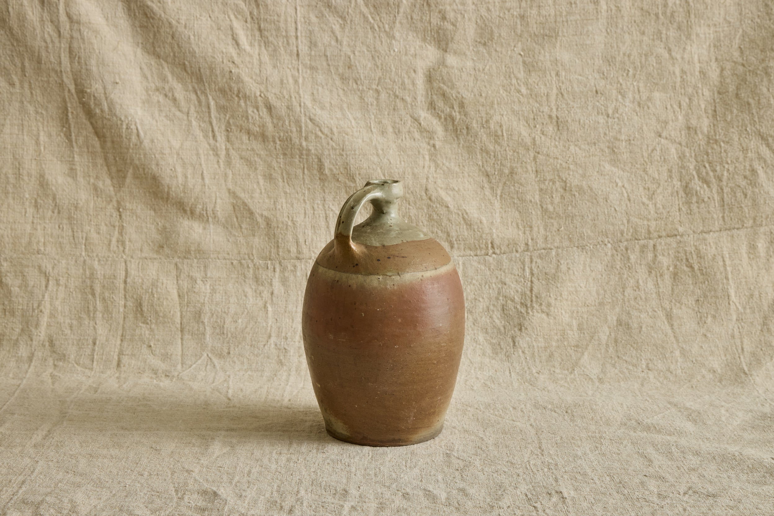 French Stoneware Oil Jug No. 1