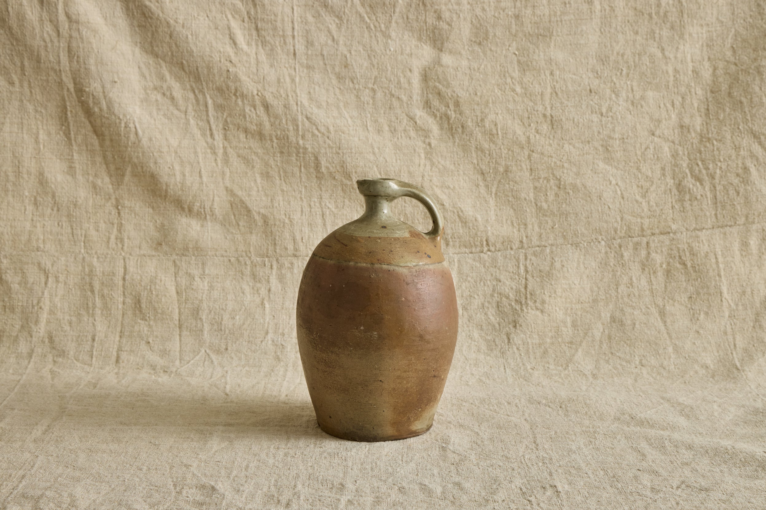 French Stoneware Oil Jug No. 1