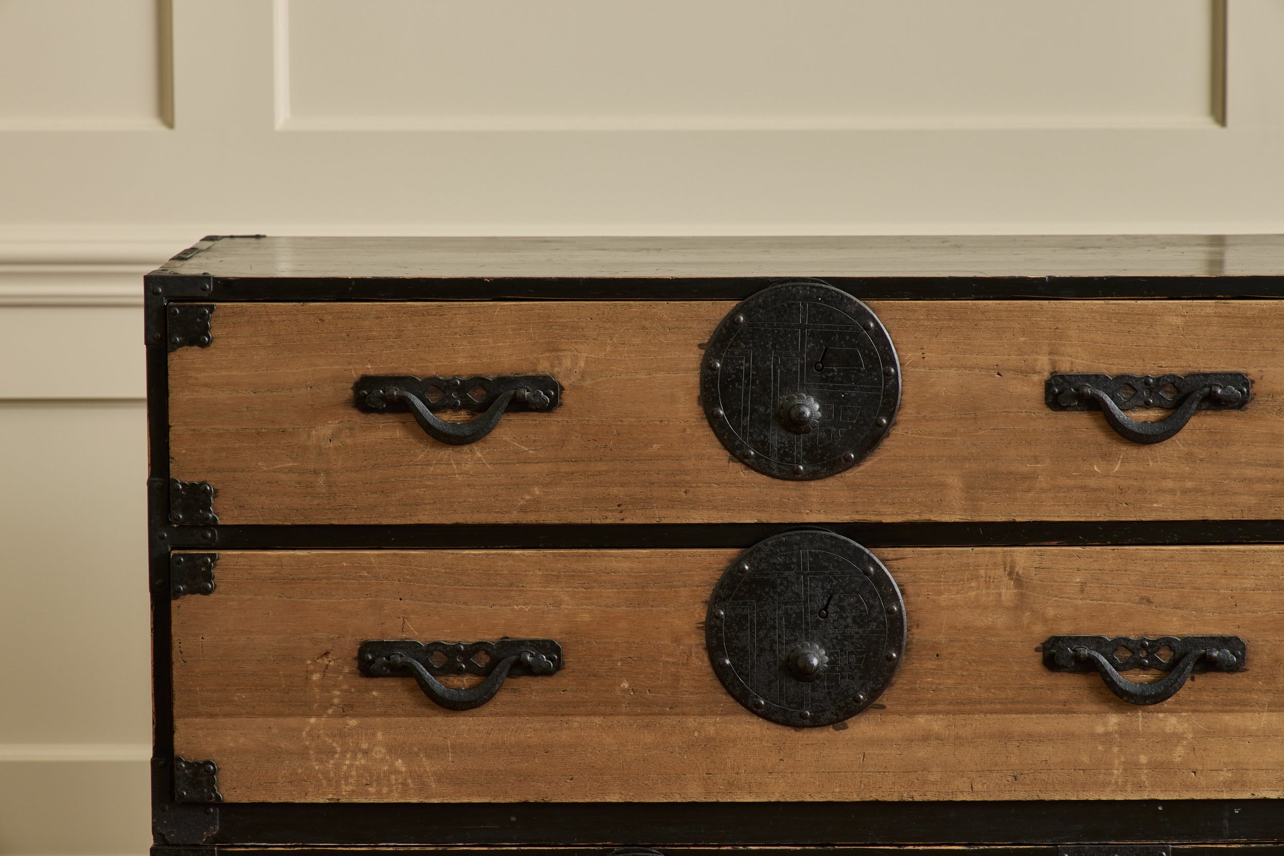 Yamagata Black Case 2 Piece Tansu Chest