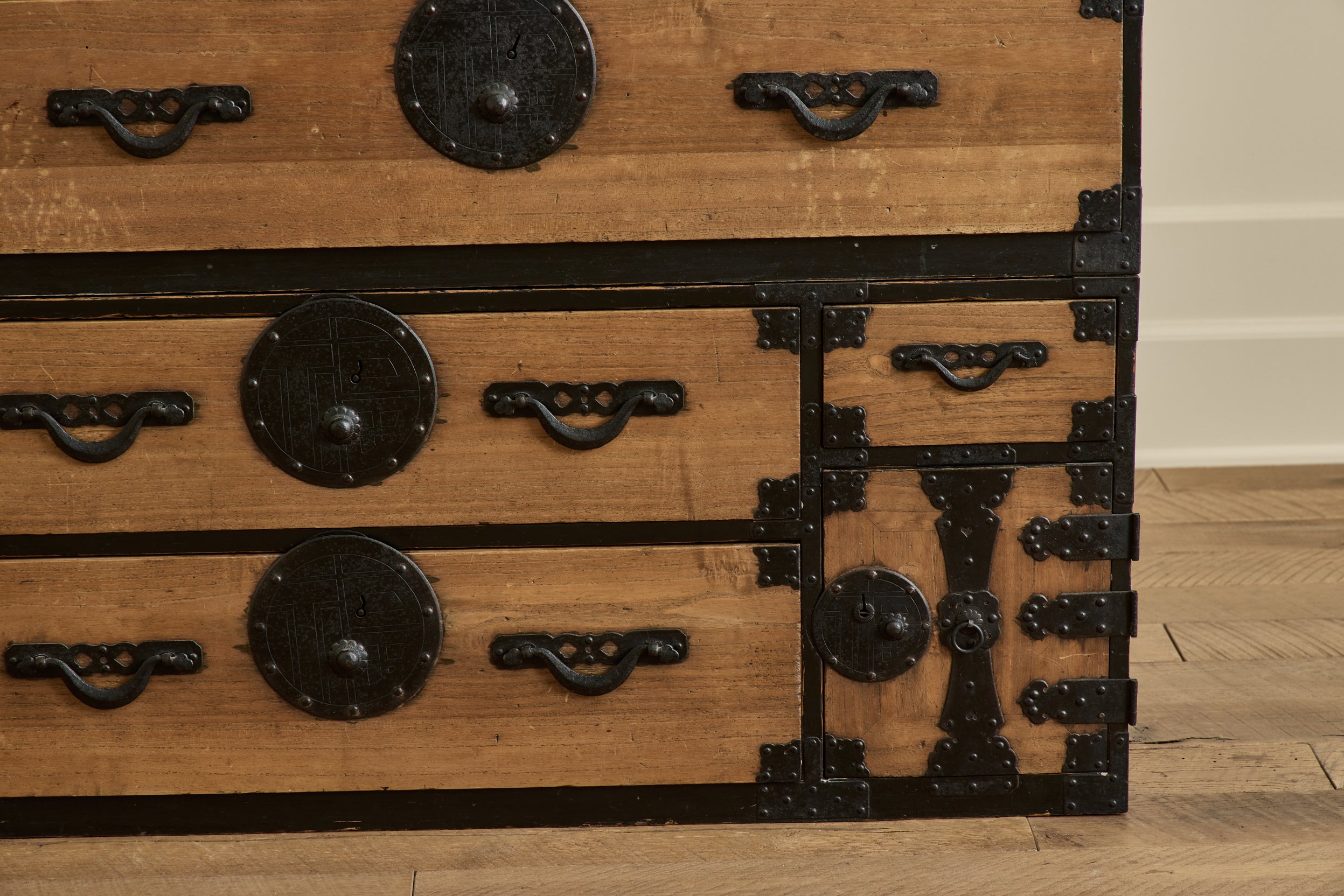 Yamagata Black Case 2 Piece Tansu Chest