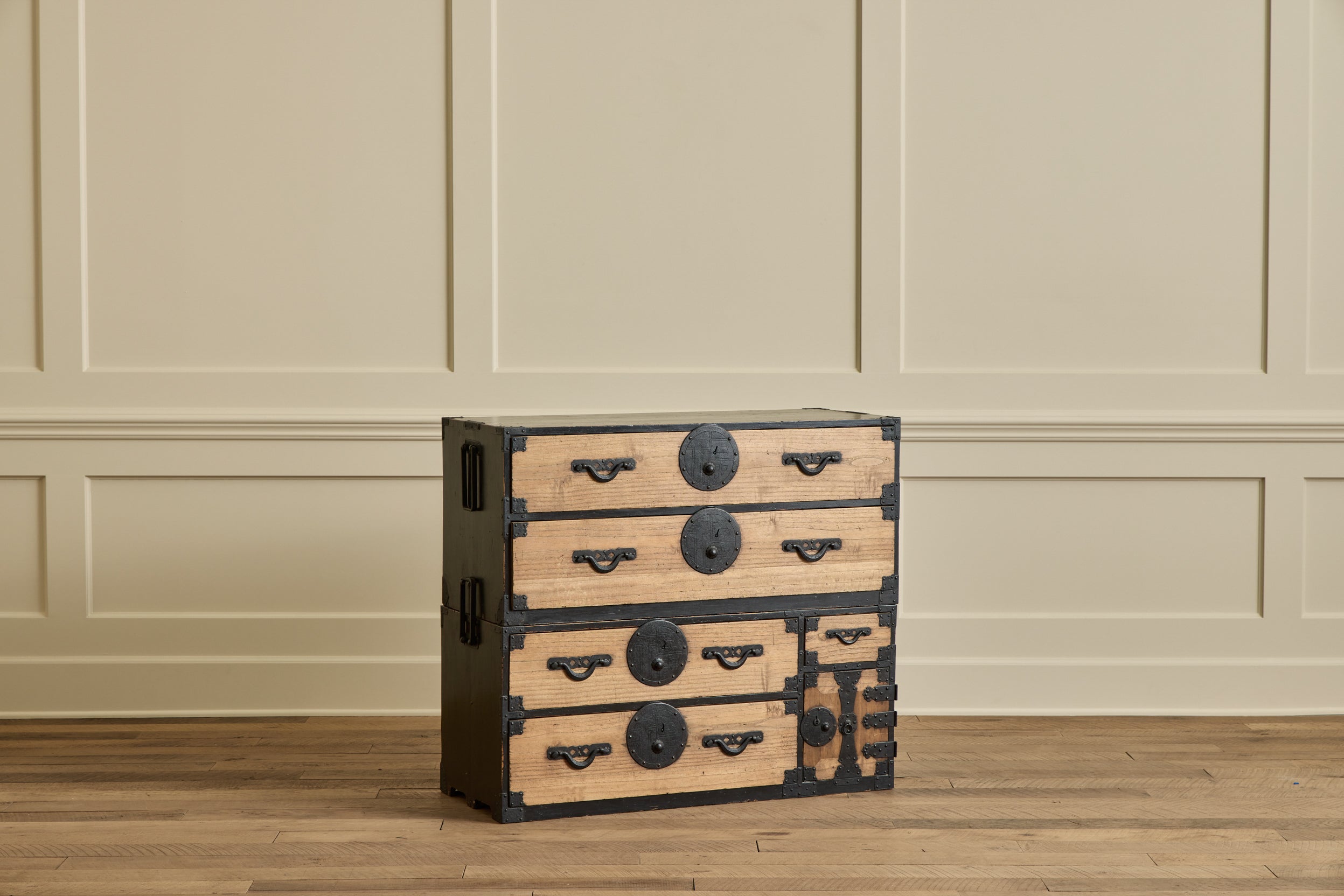 Yamagata Black Case 2 Piece Tansu Chest
