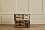 Yamagata Black Case 2 Piece Tansu Chest