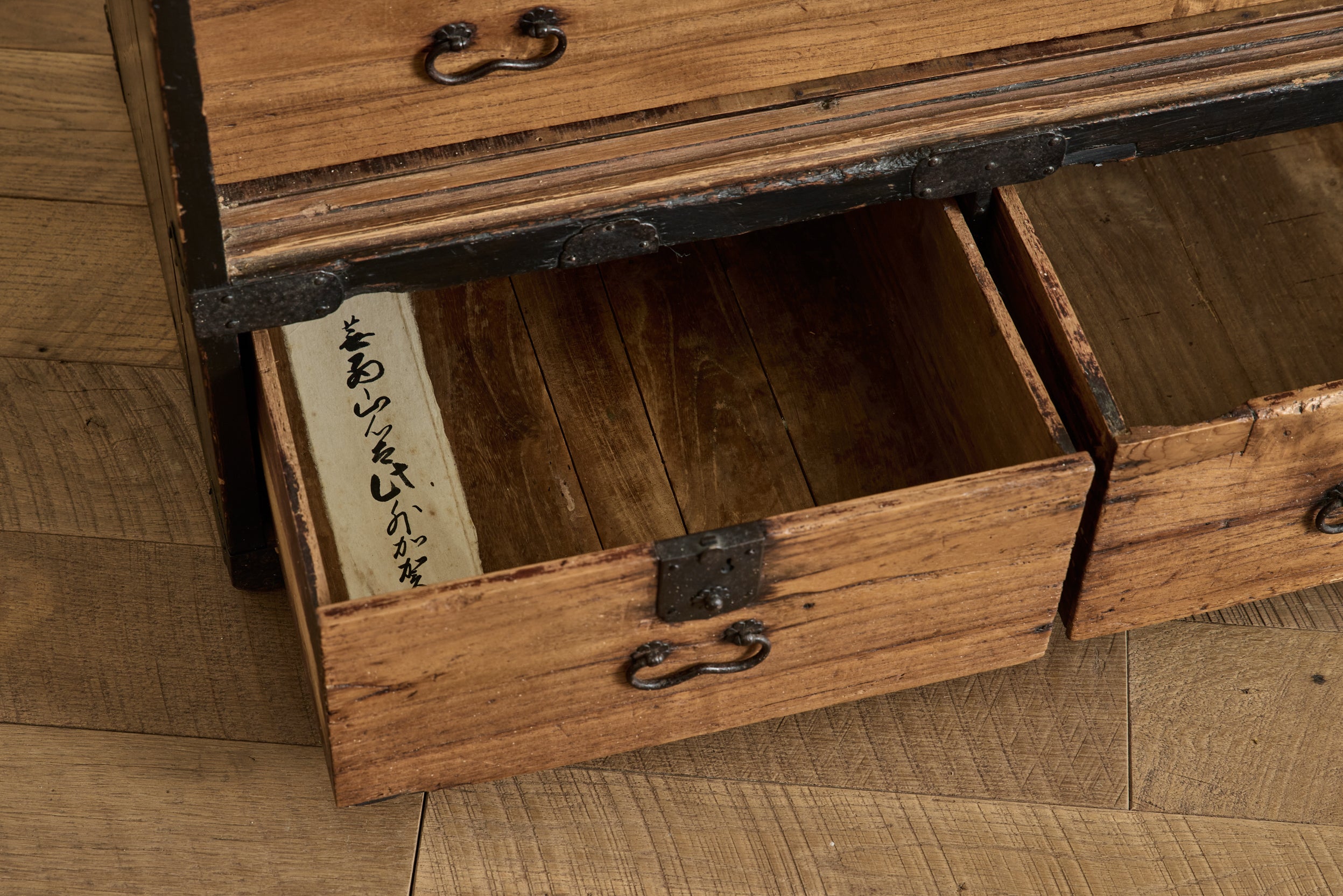 19th Century Long Kiri Tansu Chest
