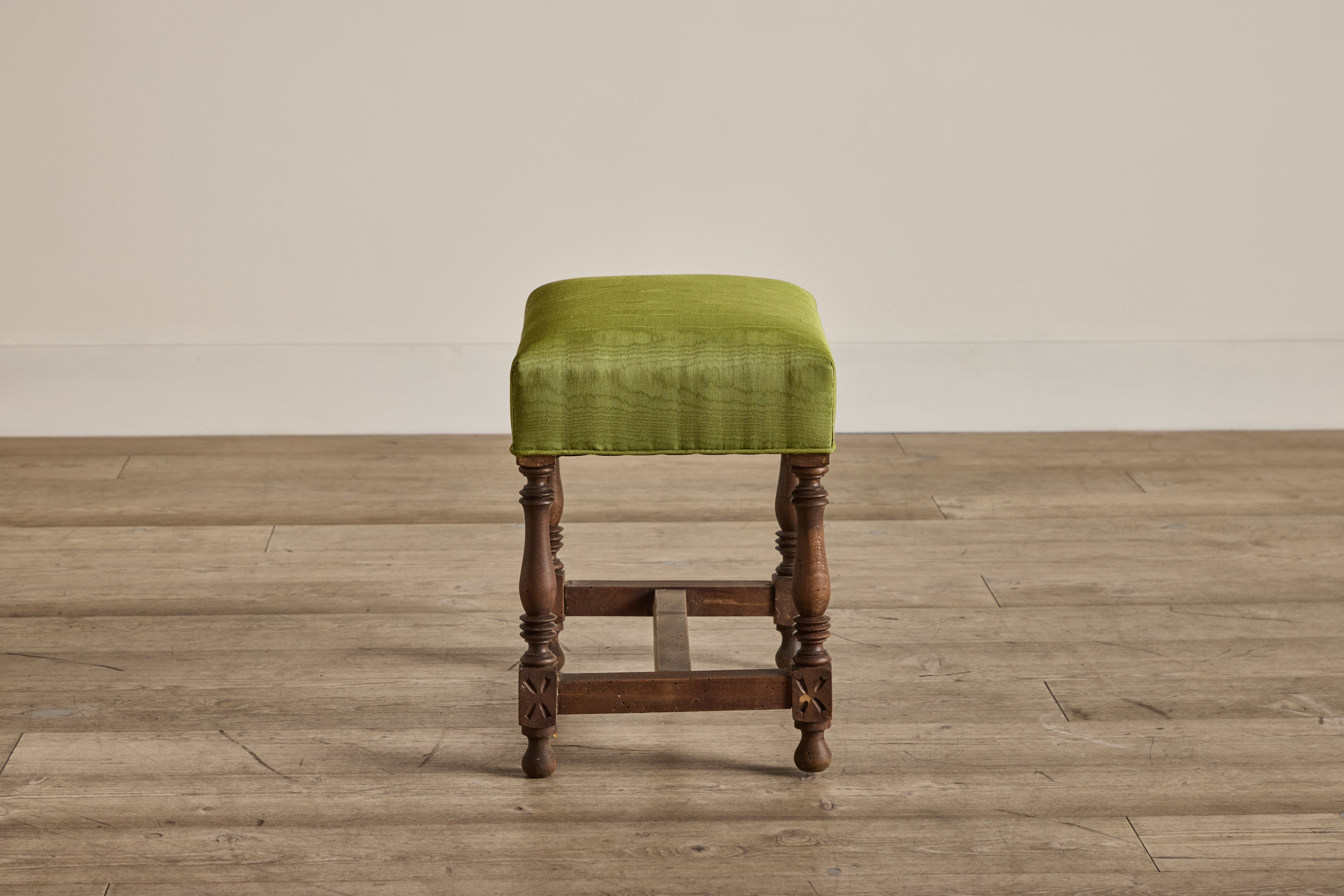 Moire Upholstered Stool (LA)