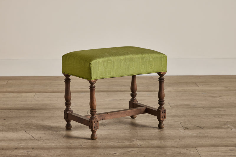 Moire Upholstered Stool (LA)