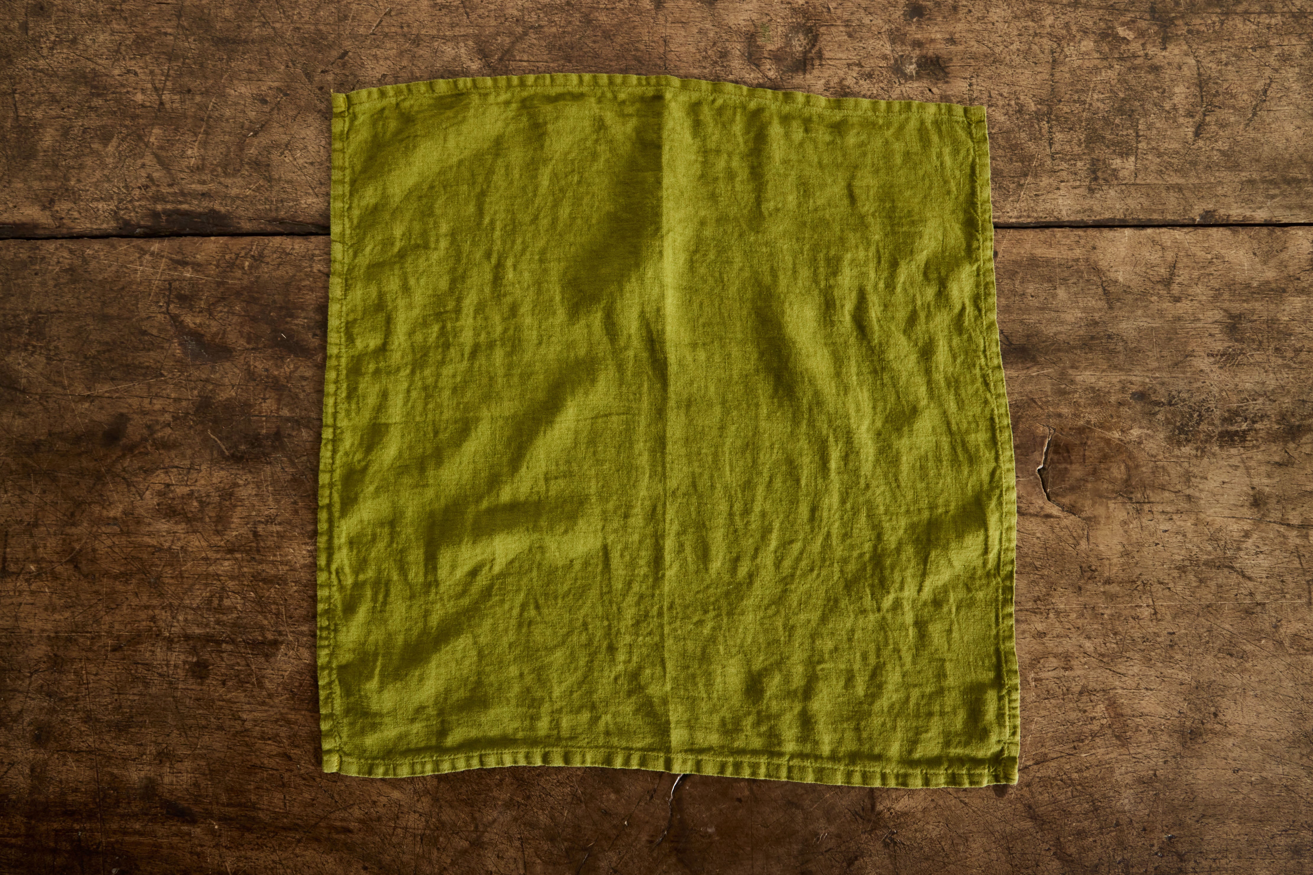 Once Milano Linen Napkins, Moss