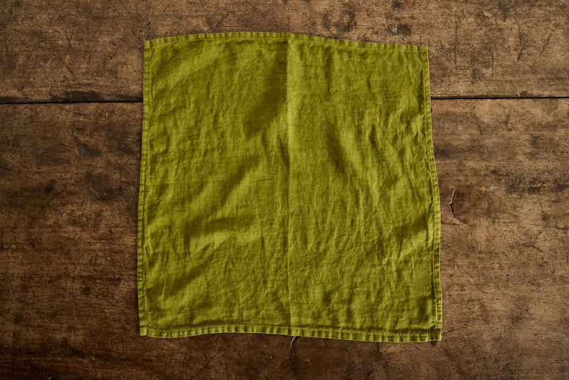 Once Milano Linen Napkins, Moss