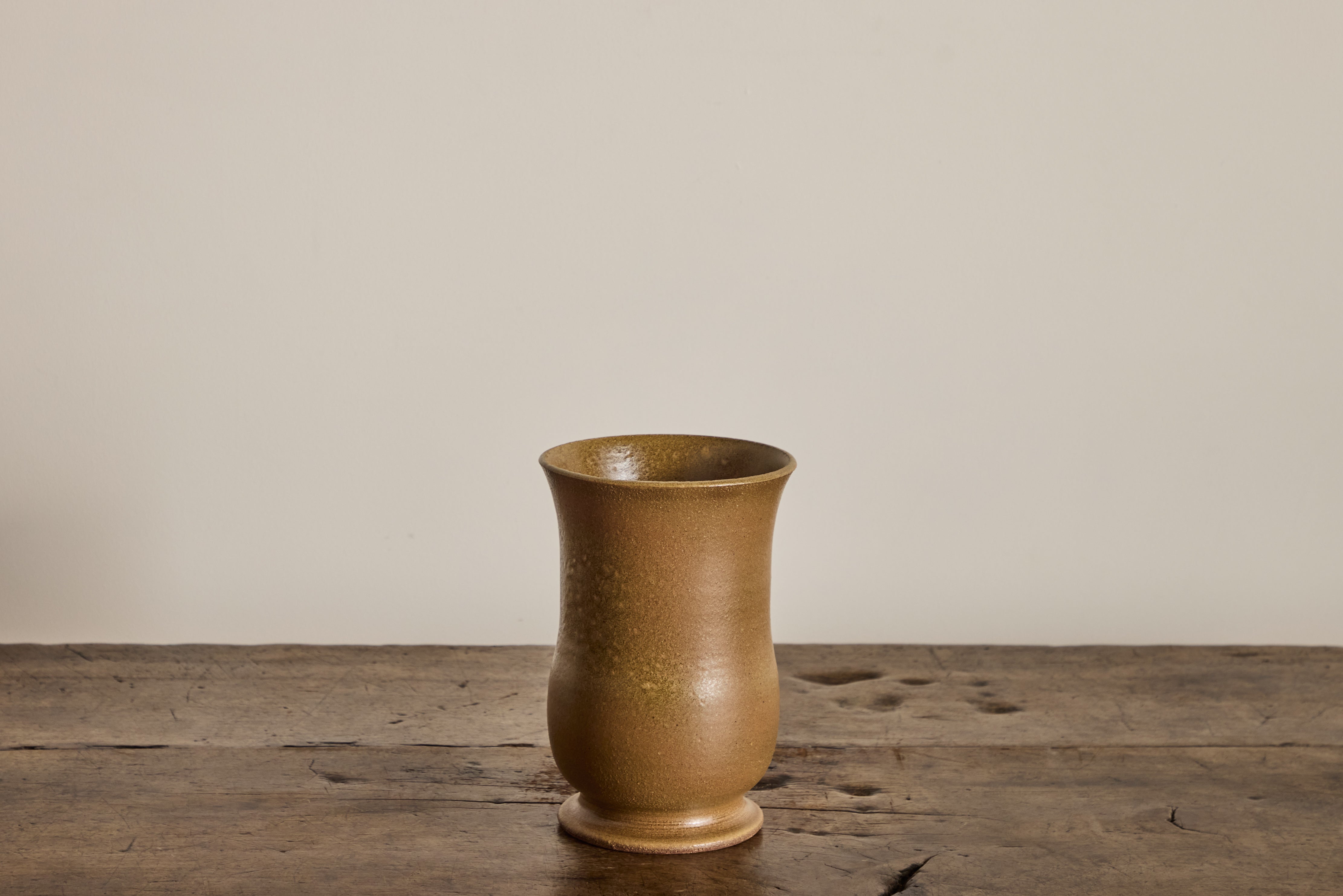 Nickey Kehoe Ceramic Vase in Ochre