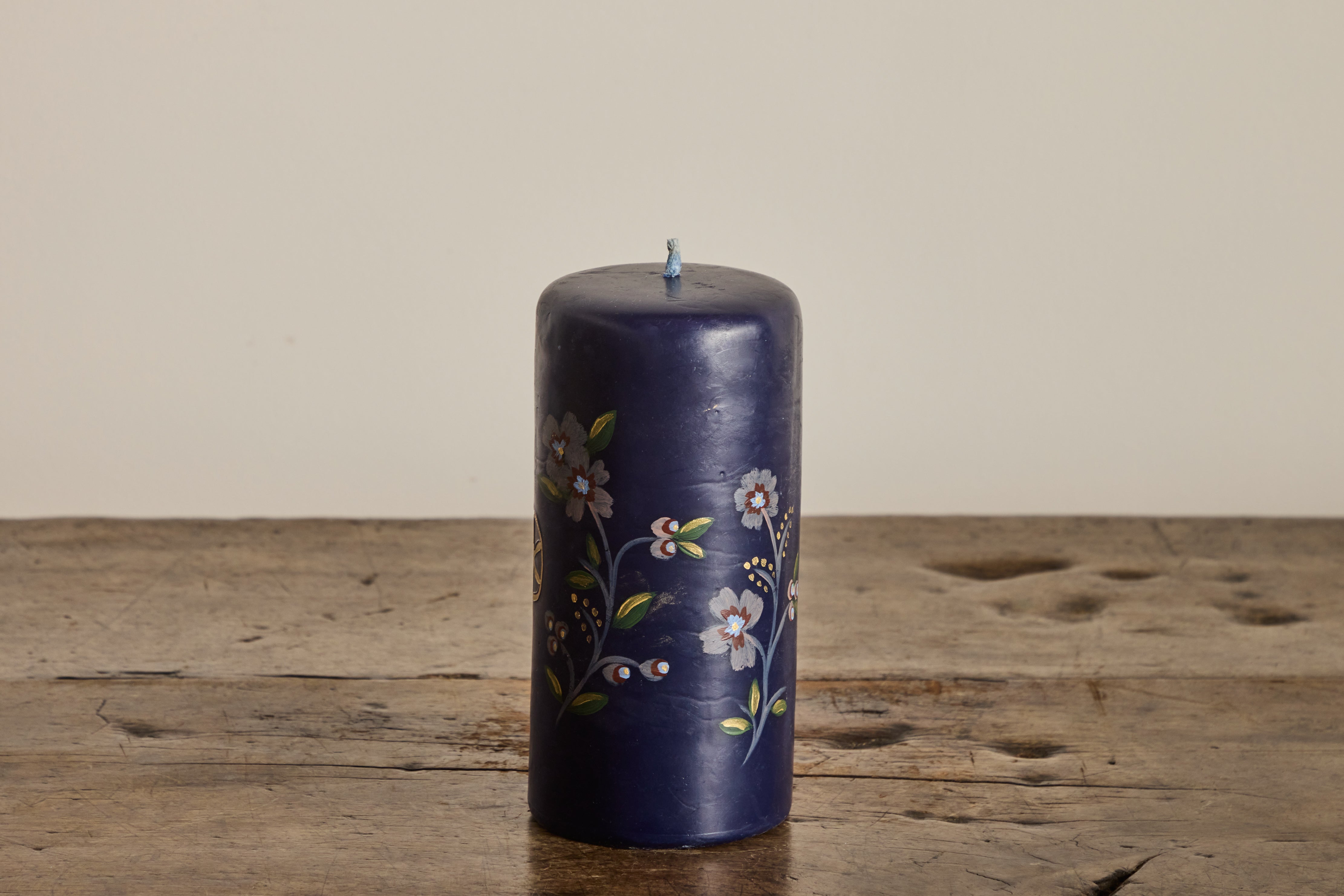 Nickey Kehoe Hand Painted Pillar Candle