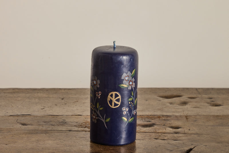 Nickey Kehoe Hand Painted Pillar Candle