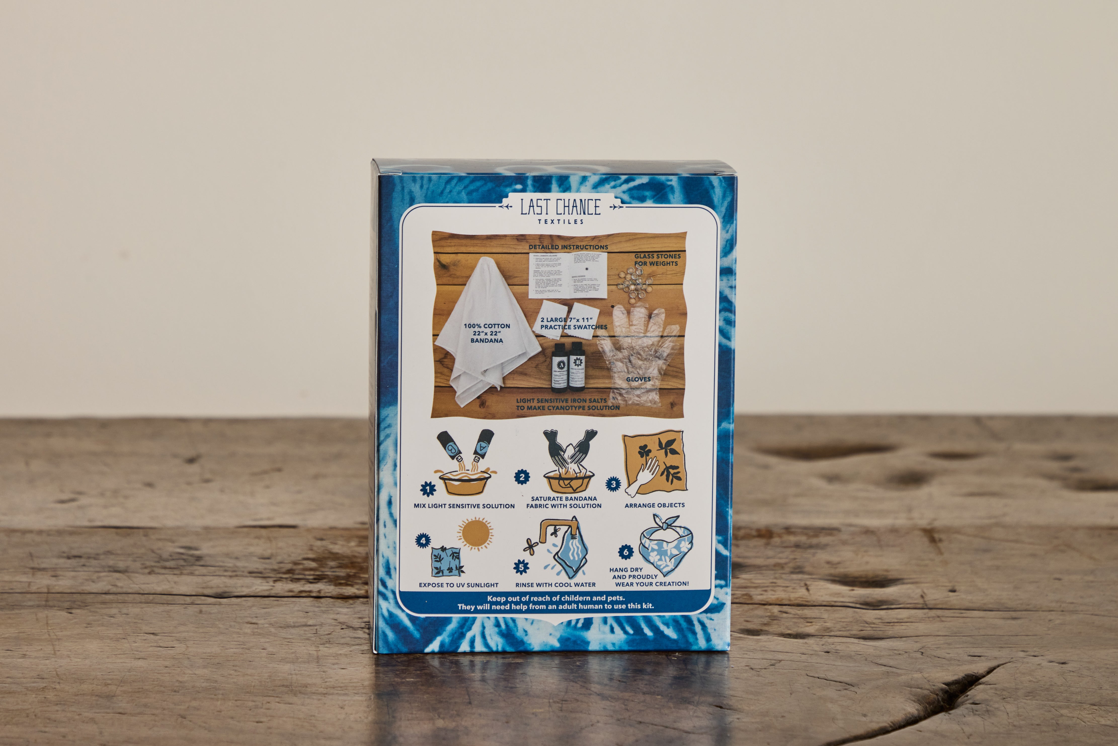 Cyanotype Bandana Kit