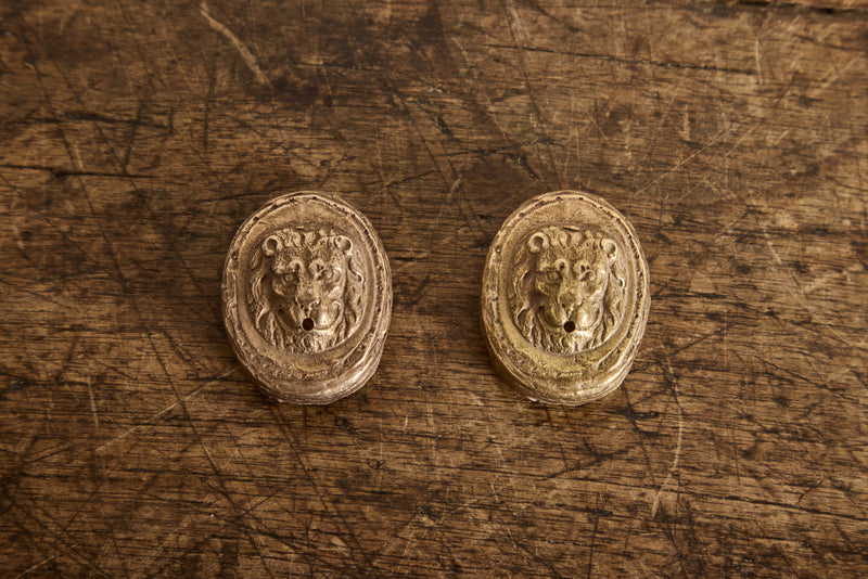 Brass Lion Incense Holder