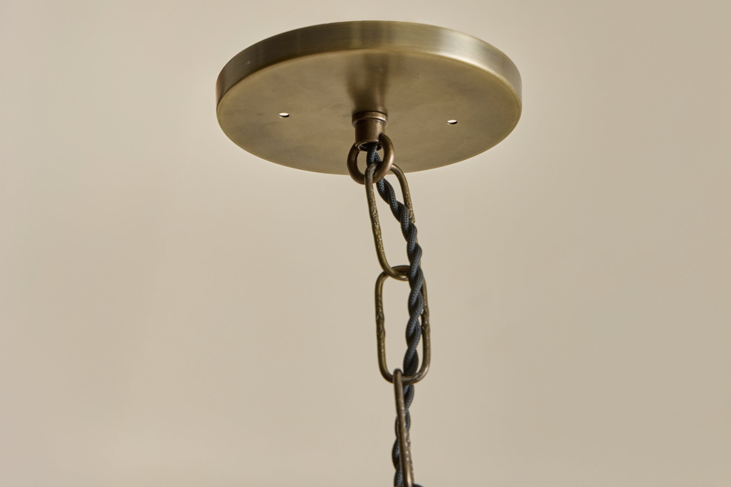 Gilt Iron Rooster Chandelier