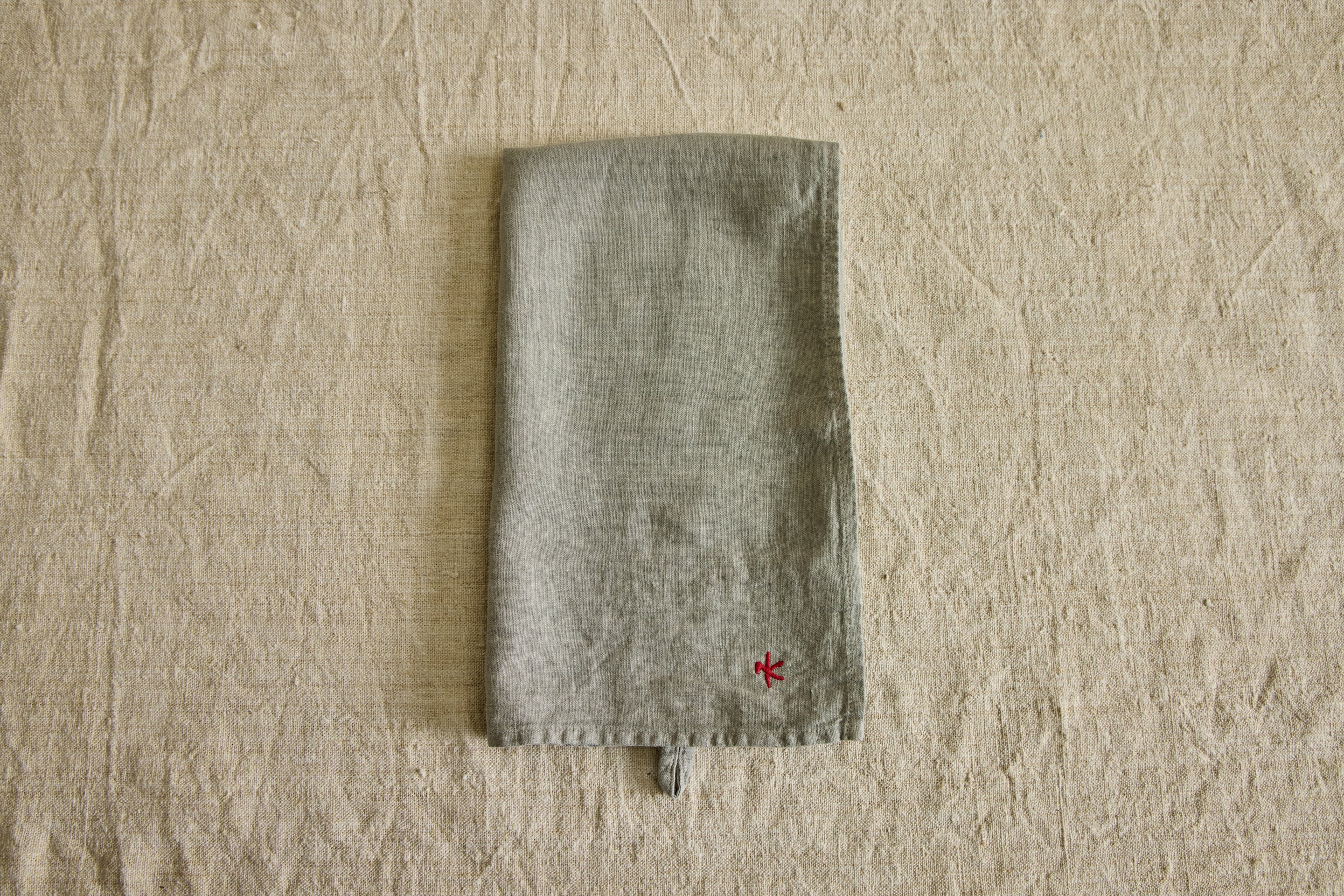 Linen Dish Towel in Mushroom