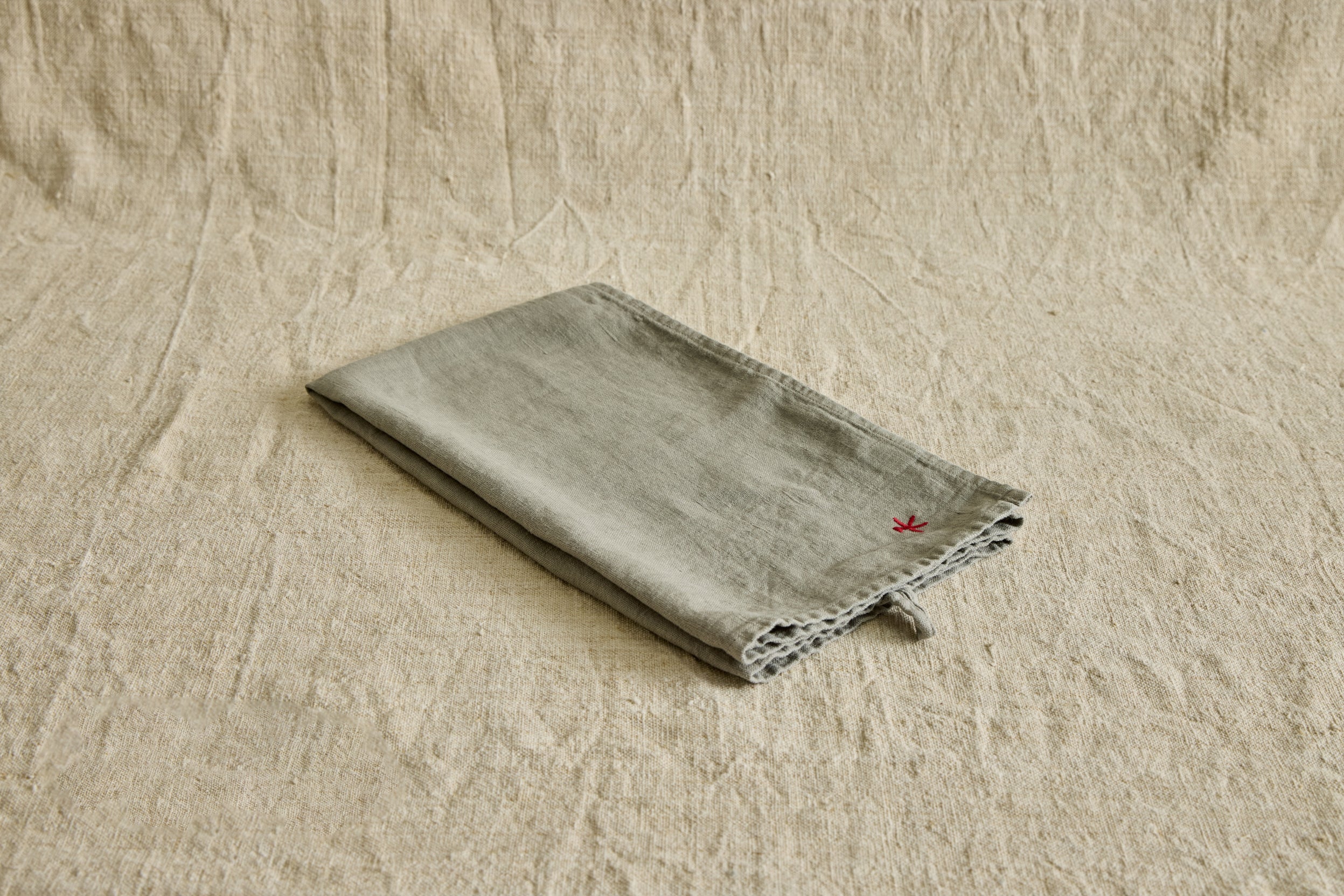 Linen Dish Towel in Mushroom