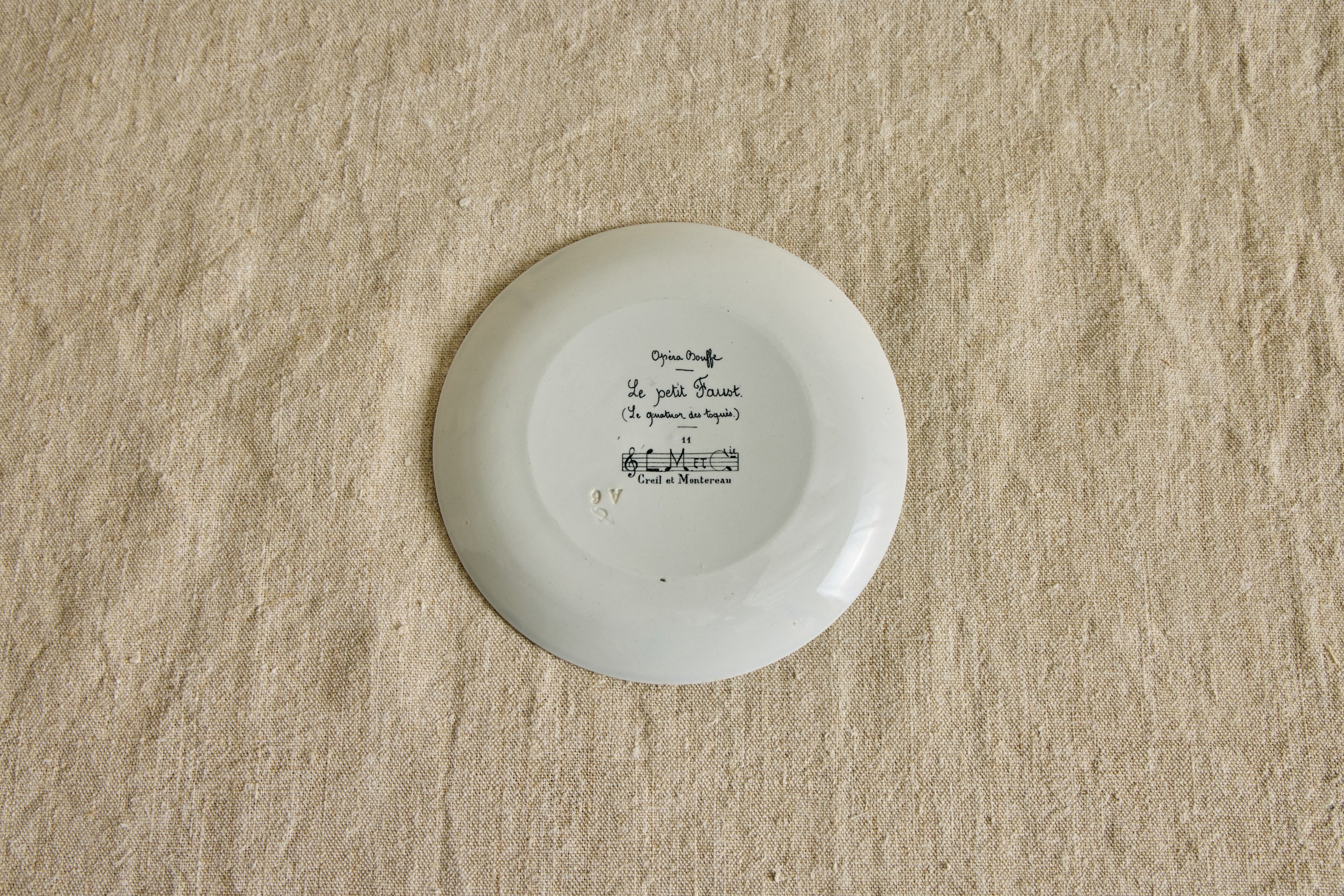 Creil & Montereau Plate No. 1