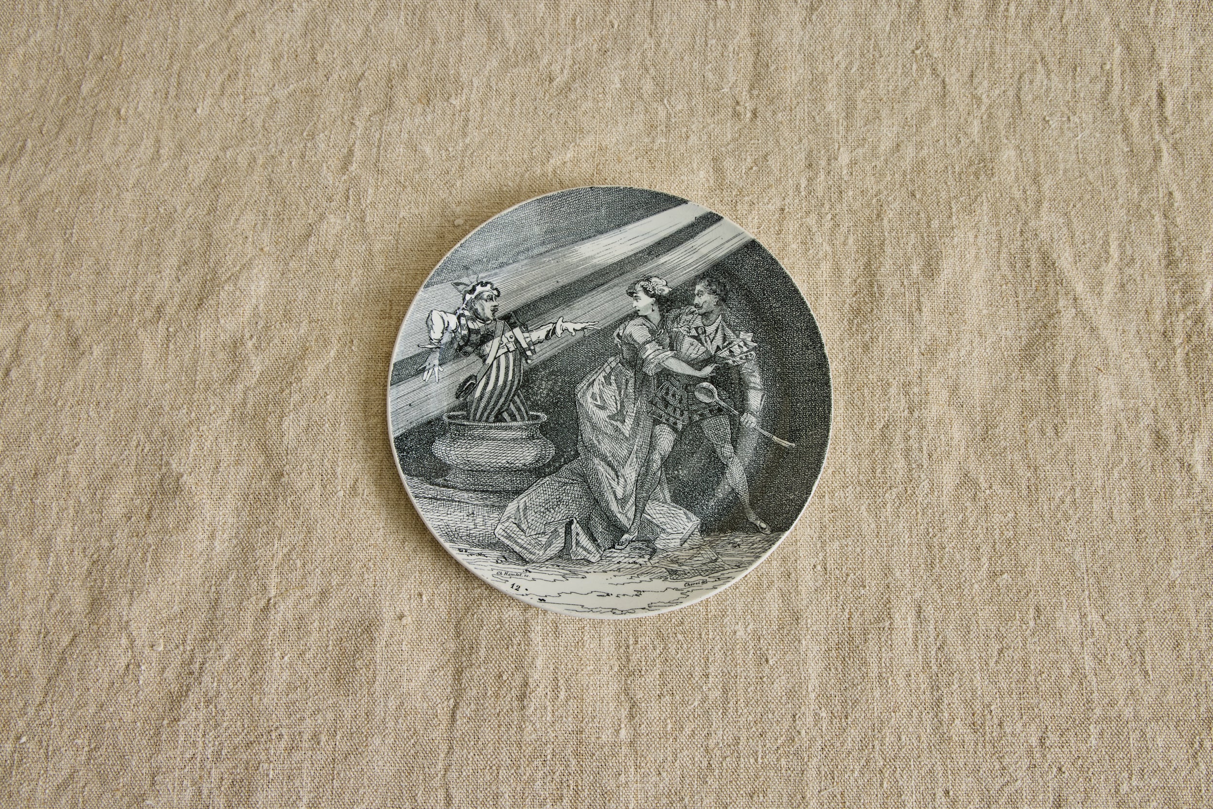 Creil & Montereau Plate No. 3