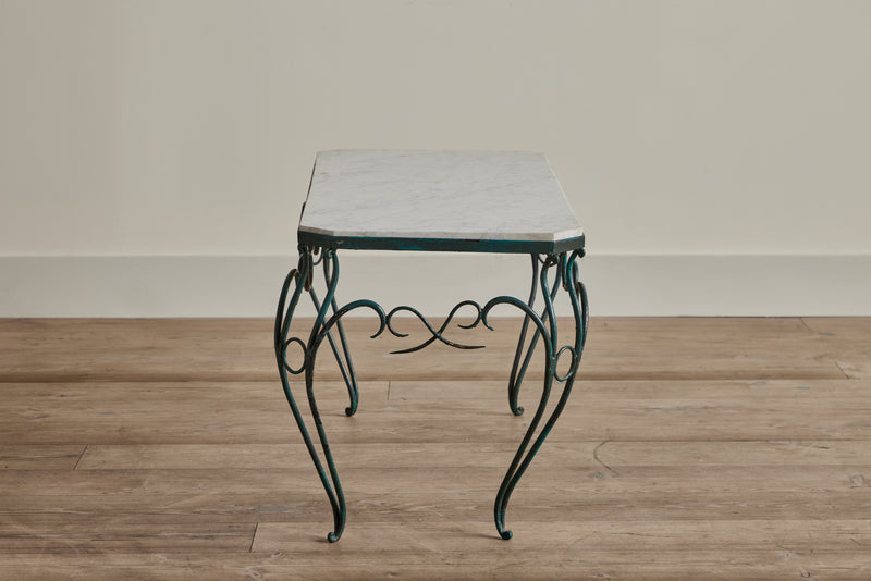 Iron & Marble Console Table