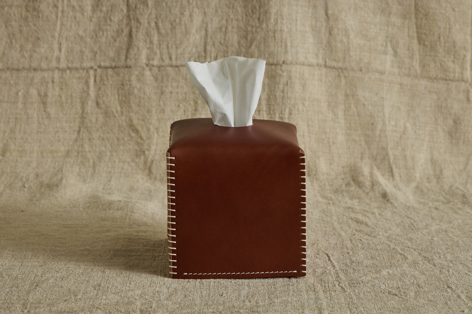 TISSUE CASE 3 チョコチップ brunt Leather Tissue Holder – Nickey Kehoe