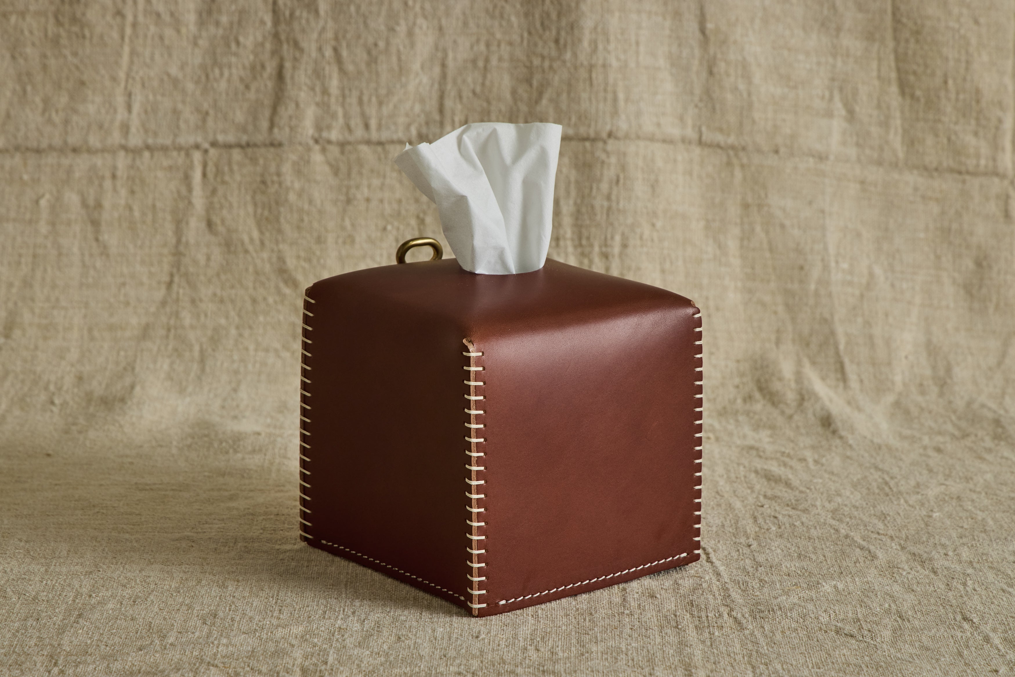 Leather Tissue Holder
